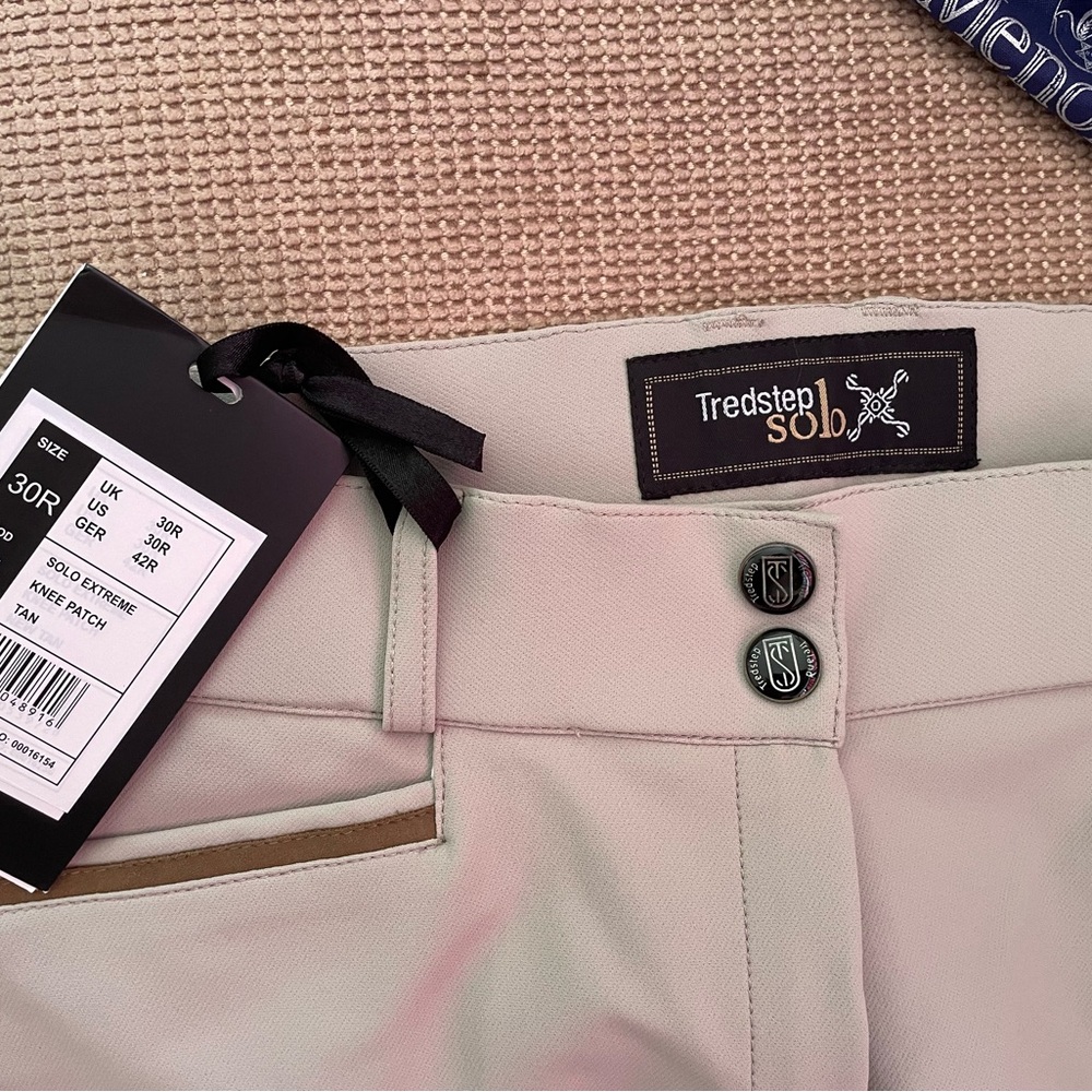 Tester Solo Extreme Breech with knee patch in tan